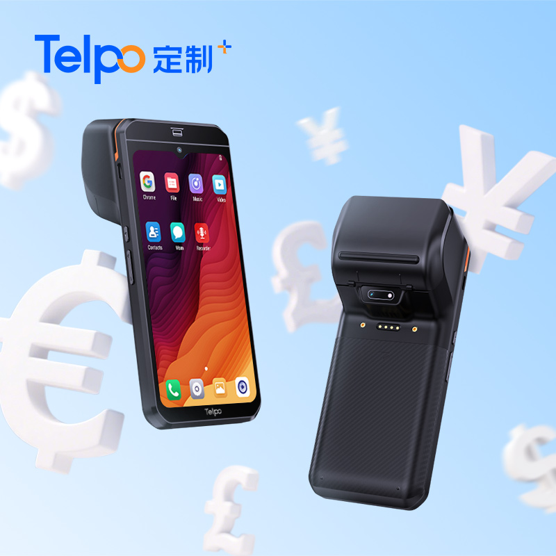  天波P9智能手持終端 6.5寸大屏 金融級(jí)安全認(rèn)證 支持磁條卡IC卡支付